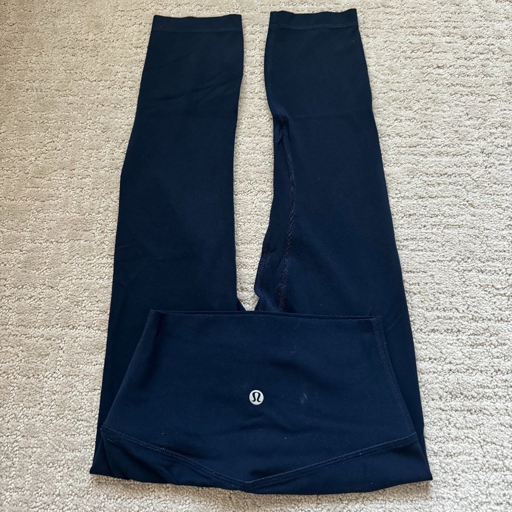 Size 2 Lululemon Align High-Rise Crop with Pockets 23" Navy
